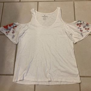 American Eagle Cold Shoulder Top